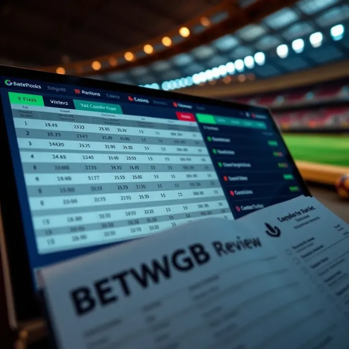 Comparison chart displaying features and benefits of Betano and BetWGB sports betting platforms for Nigerian users