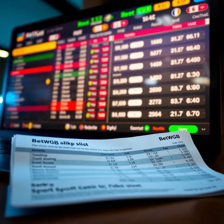 Dashboard showing options for funding and managing a BetWGB betting account
