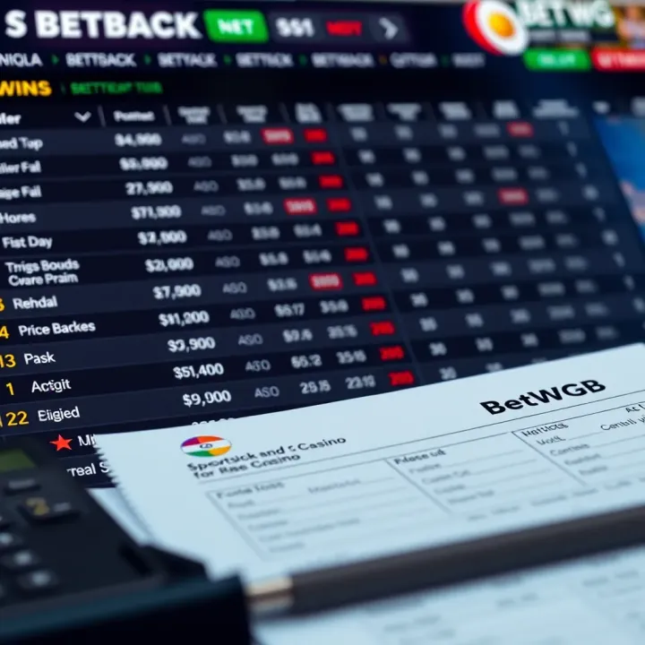 Illustration of Betwgb Blackjack table setup displaying cards, chips, and betting areas in a Nigerian casino environment