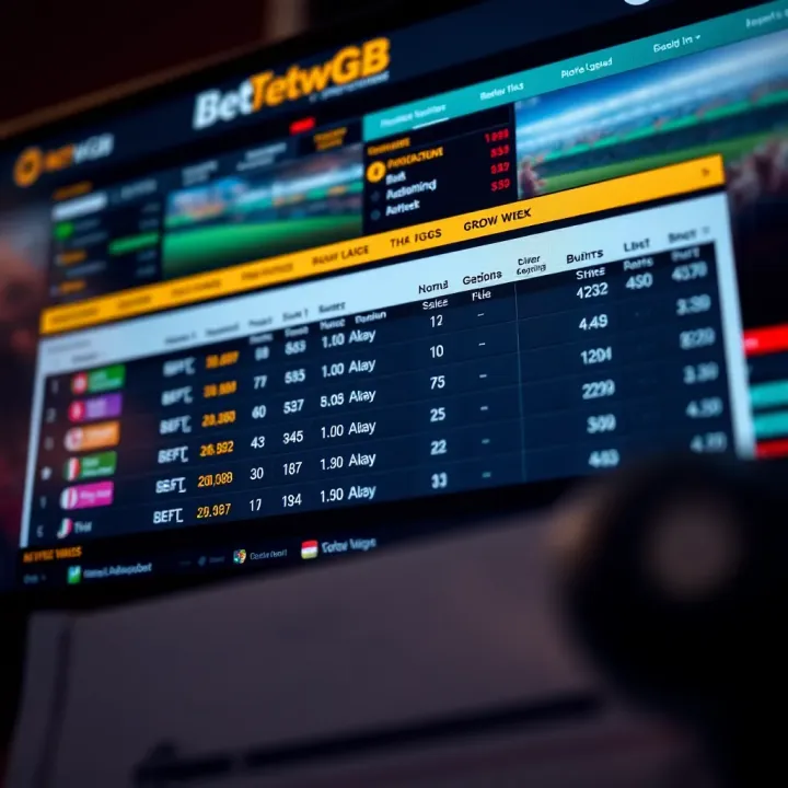 Navigating BetWGB Mobile App for Live Sports Betting User interacting with mobile app showing live sports events and betting interface