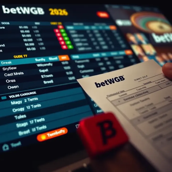 User interface showing Betwgb NG app login screen on a smartphone