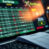 Dashboard of BetWGB platform showing Premier League betting markets and odds