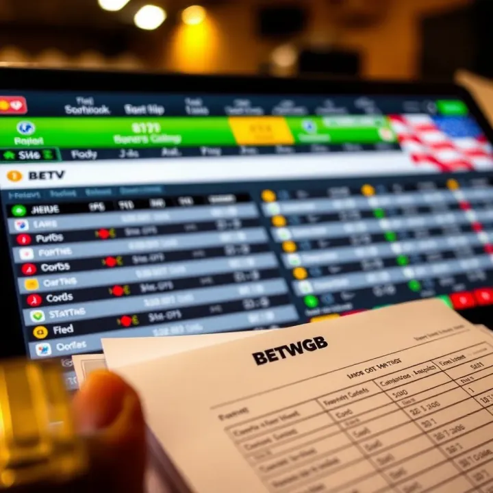 Betwgb promo code displayed on a digital device screen with Nigerian currency notes nearby