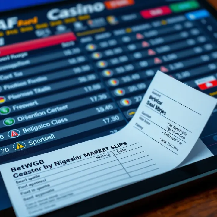 Mobile phone displaying BetwGB app interface for cash withdrawal in Nigeria