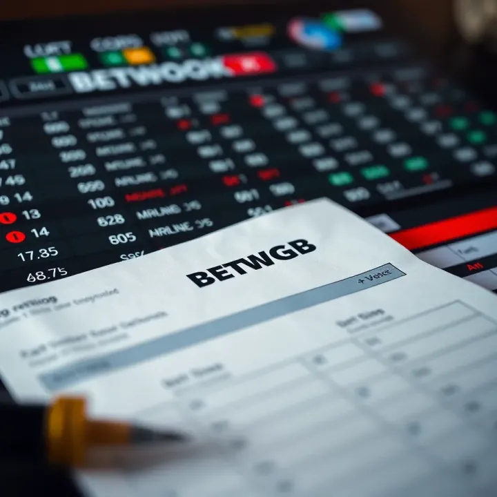 Visual representation of bankroll management with coins and a chart showcasing betting strategies