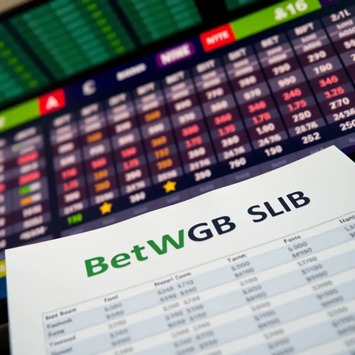 iPhone displaying BetWGB app interface with Nigerian flag background