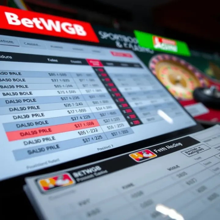 Dashboard with betting tips and insights alongside sports data for informed wagering